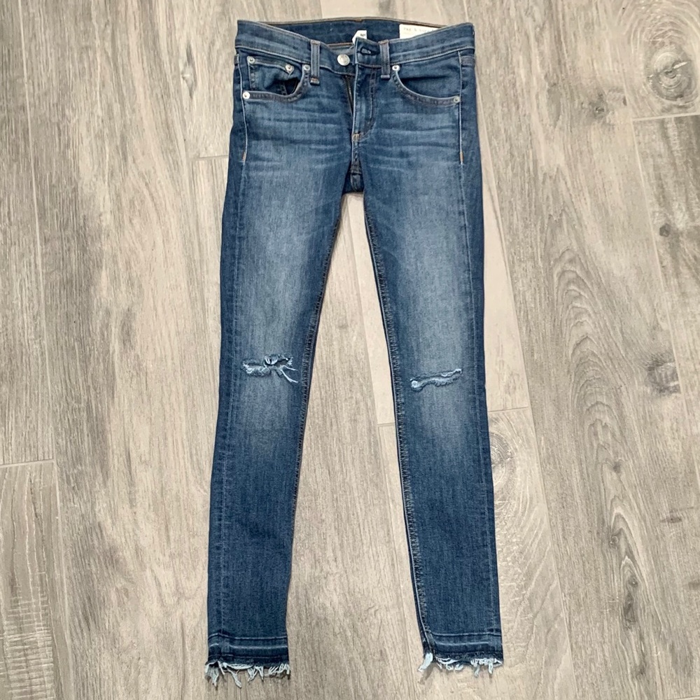 Rag and Bone denim raw hem jeans- 24